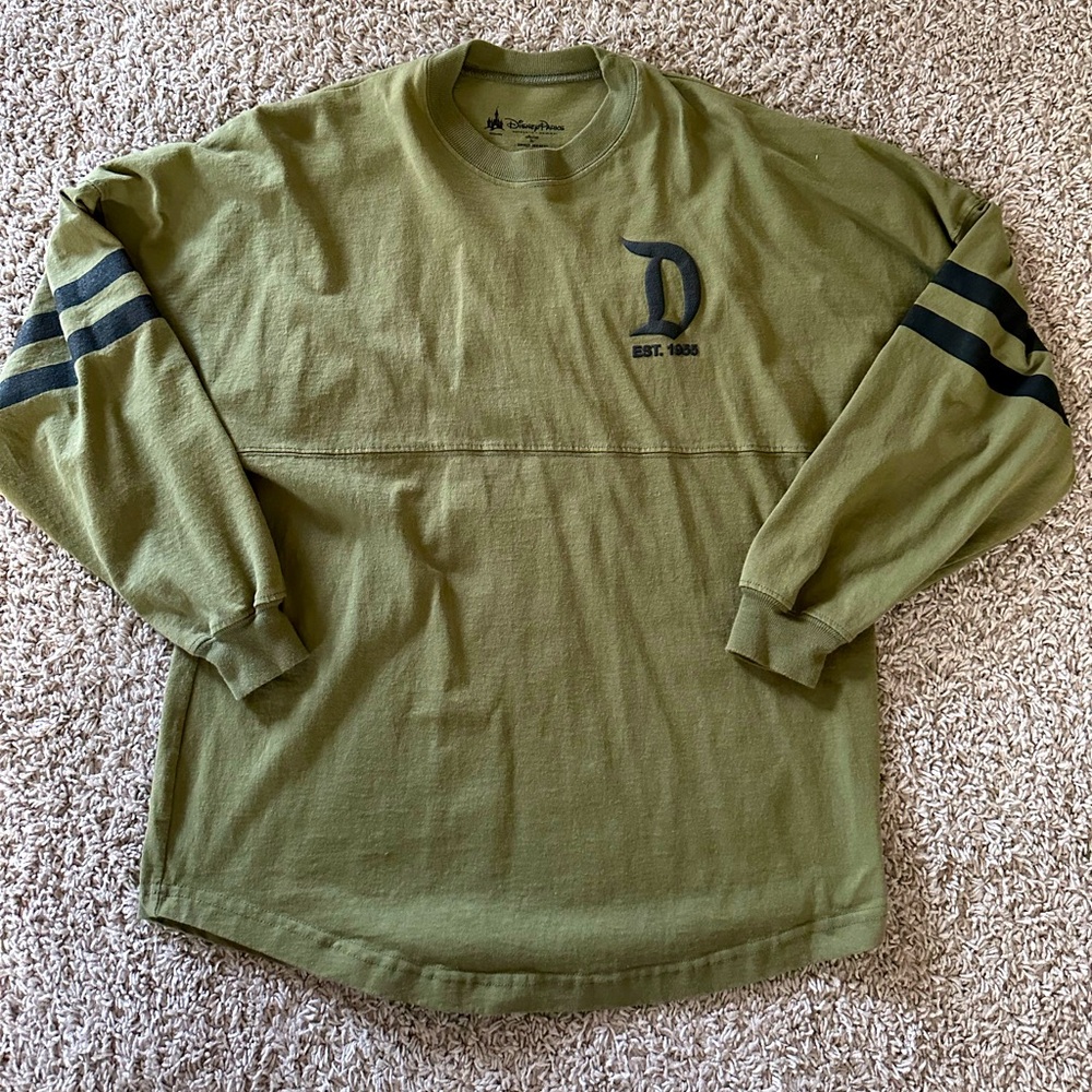 Disneyland Adult Spirit Jersey - Olive Green